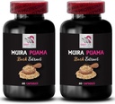 Énergie de synergie végétale - MUIRA PUAMA BARK EXTRACT - Focus jour, réveil à base de plantes, soutien du mode de vie, boost équilibré, activation à base de plantes, soutien botanique, ascenseur énergétique 2 bouteilles 120 capsules