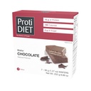 Barres protéinées Protidiet de chocolat - Haute-Protéine à faible teneur en sucre, Pas de gras trans énergisant les farines de chocolat nutriment-riche, parfait sur le go Snack nutritionnel - 7 Wafers protéiniques par boîte