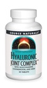 Source Naturals Complexe articulaire Hyaluronique avec Glucosamine, Chondroïtine et MSM - 30 comprimés