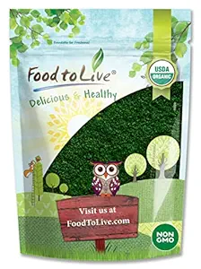 Mélange de poudre d'algues biologiques, 1 livre – spiruline et chlorella 50/50 mélange, non-OGM, riche en chlorophylle, brut, pur, végétalien superfood, en vrac, idéal pour les smoothies, bonne source de protéines