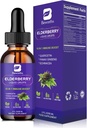 Sirop de baies aînées Quercetin Black Elderberry Liquid Drop avec Quercetin, Panax Ginseng pour le soutien immunitaire