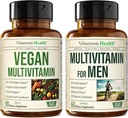 Multivitamines véganes pour les Végétariens et Végétariens et Multivitamines complètes pour les hommes