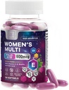 Multivitamines pour femmes - Multivitamines quotidiennes pour femmes avec biotine, calcium, acide folique, fer, zinc, vitamine A, C, D, E & B Vitamines, peau de cheveux et ongles de femmes suppléments de vitamines - 120 softgels