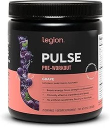 LÉGION- Tous les aliments naturels à oxyde nitrique pour stimuler l'énergie, sans créatine, naturellement sucré, Beta Alanine, Citrulline, Alpha GPC (Grape)
