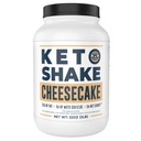 Cheesecake Keto Replacement Meal Shake [2lbs] - Mélange de poudre de protéines à faible teneur en glucides, à haute teneur en gras avec MCT, Peptides de collagène et Real USA Cream Cheese