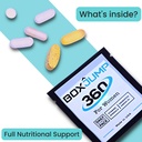 Conditionnement quotidien de multivitamines avec vitamines et minéraux essentiels – Comprend les vitamines D, C, E, A, B12 pour l'énergie, l'endurance, le soutien immunitaire, la santé osseuse et cutanée – 30 jours