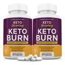 Laboratoires justifiés (2 Pack Keto Advantage Keto Burn Pills 1275MG Nouvelle formule et améliorée contient du vinaigre de cidre de pomme Extra Virgin Olive Oil Powder Green Tea Leaf 120 Capsules