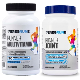 Runner Multivitamin & Joint Support Supplement – Antioxydants, Complexe Vitamine B, Probiotiques pour la santé, l'énergie, l'endurance, la récupération - Glucosamine Chondroïtine, MSM – Suppléments GMP