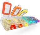 BEXEEN Weekly Medicine Pill Organizer Waterproof 7 Day Large Pill Box Daily Pill Case Cute Vitamine Organizer Portable Pill Container Travel Pills Holder XL Supplément Médicament Dispenser Un par jour