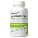Gélules d'extrait de Moringa pur – 20:1 (20 000 mg) Formule de Potent – Supplément Vegan Superfood avec Vitamines et Minéraux – Énergie, Immunité, Digestion et Support d'humeur – 120 Capsules – Non-OGM, Sans gluten