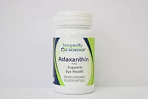Longévité Science Astaxanthine 4 mg 60 Compte