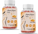 Gummies de bronzage pour la santé de la peau & Glow - 60 Gummies, supplément quotidien super naturel de bronzage avec bêta-carotène, lycopène et astaxanthine, végétalien, non-OGM (2)