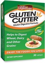 Digestifs sains Formule enzymatique de beurre de gluten - aide à améliorer votre corps Digestion de gluten et aide à briser le blé, les produits laitiers et autres grains - Capsules - 30 portions
