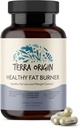 ORIGINE TERRA Métabolisme Boost & Fat Loss - Acides aminés et extraits naturels de plantes pour augmenter l'énergie et le métabolisme, Cravates de blocs, arrêter de nouveaux stockage de graisse*