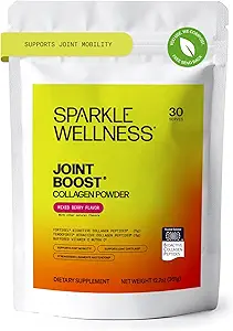 Sparkle Wellness FORTIGEL & TENDOFORTE Collagène Peptides - Poudre de collagène avec vitamine C d'ascorbate de calcium pour soutenir la mobilité conjointe, la santé du Tendon et du Ligament.