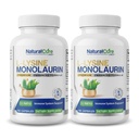 Laboratoires de guérison naturels L-Lysine + Monolaurin 600mg Rapport 1:1, 2 Pack, 200 Capsules