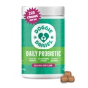 Probiotiques pour chiens - Probiotiques pour chiens avancés avec prébiotiques - favorise la santé digestive - soutient le système immunitaire et la santé globale (pouce) 225 chews molles