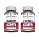 Formules étonnantes Quercetin 500mg Gélules Veggie Supplément (non-OGM) Sans gluten (120 Count)