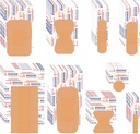 VAIPI 880 Pack Bandages Variety Pack Waterproof Fingertips Bandages Tailles variées Premiers soins Fournitures Assortiment de tissu adhésif Bandage Bulk Breathable Butterfly Bandage for Wound Care (9 Styles)