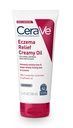 CeraVe Eczema Relief Huile Crémeuse pour le corps, crème calmante Eczema avec huile colloïdale d'avoine et de carthame pour peau sèche et déchiquetante, sans stéroïdes et sans parabène, 3,4 Ounce
