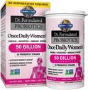 30 Capsules Une fois par jour Dr. Formulé Probiotiques pour les femmes 50 Million CFU 16 Probiotique souches avec des prébiotiques organiques pour la santé digestive, vaginale et immunitaire, sans lait. 1 Pack