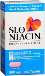 Slo-Niacine 500 mg Comprimés 200 Comprimés