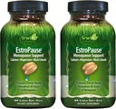 Irwin Naturals EstroPause Ménopause & Femmes – 80 Liquid Soft-Gels – Formule d'équilibre hormonal doux - 2 Pack