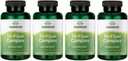Swanson Tri Fibre Complex - Supplément de santé digestif avec Psyllium, Oat Bran et Pectine de pomme - (100 Capsules) (4 Pack)