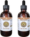 Extrait liquide d'Ashwagandha, Ashwagandha biologique (Withania Somnifera) Supplément à la teinture des racines séchées 2x4 oz