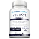 Sciences approuvées VertiSyl - Ginkgo Biloba, Ginger, Vitamine D3, BioPerine - 30 capsules - 1 mois d'approvisionnement
