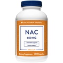 La vitamine Shoppe NAC N-acétyl-L-Cysteine favorise la santé des cellucors, immunitaire (200 capsules)