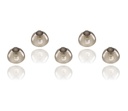 Resound Sure Fit Aide auditive Domes Smoky Gray Conseils Pièces d'oreille confortable pour l'amplificateur de son BTE Open Fit Kit PSAP Invisible 10mm (L x 5)