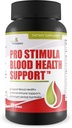 Pro Stimula Blood Health Support - Formule berbère premium avec cannelle et gingembre - Promouvoir Pancreas Health & Rein Health - Soutenir un flux sanguin sain - Zinc Natural Immune Support