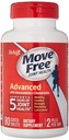 Schiff Move Free Advanced, supplément santé mixte avec la glucosamine et la chondroïtine, 80 comte