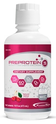 PreProtein 15® liquide hydrolysé Peptides de collagène Protéine (16 FL Oz) – sans sucre, saveur de cerise, acides aminés, sans gras et sans gluten supplément pour les patients bariatriques, récupération de plaies, dialyse