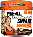 Fusion à base de plantes végétalien substitut poudre de protéines – chocolat crémeux aromatisant, meilleur pur Raw complet performance sportive Shake, sans gluten, sans sucre, 10 portions, par Fusion Diet Systems