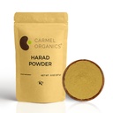 ORGANISMES DE CARMEL Poudre de fruits Harad/Haritaki 8 Ounce ou 0,5 Lb/227 Grams (paquet de 1) , naturel , aucun conservateur ajouté , non-OGM , poudre de Chebula Terminalia