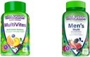 Multivitamines Gummy multivitamines pour adultes avec 12 vitamines et minéraux et vitamines Gummy adultes pour les hommes, multivitamines quotidiennes aromatisées au Berry pour les hommes avec des vitamines A