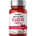 Piping Rock CoQ10 100mg.120 Softgels avec extrait de poivre noir.
