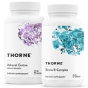 THORNE - Ensemble de soutien adrénal - Adrénal Cortex et Stress B-Complex - Stress & Immune Management - 60 portions