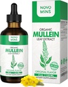 Teinture de la feuille de Mullein - Nettoyant pulmonaire - Détox pulmonaire végétalien - gouttes de soutien respiratoire et immunitaire - Supplément naturel Extrait liquide 4 fl.oz. Chlorophylle