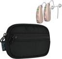 Pochette d'appareil auditif Beautyflier, Taille de poche de l'appareil auditif, Sac de rangement pour amplificateur d'ouïe, Accessoires d'implants Cochlear, Mini porte-monnaie de l'appareil auditif (cas seulement)