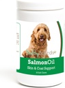 Salmon Oil Noyau d'or de races saines Noisettes molles 90 Comte
