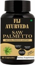 Saw Palmetto Extract Capsules pour les hommes et les femmes 500mg 60 Capsules de légumes, croissance naturelle des cheveux pour les hommes et les femmes - (Pack de 1)