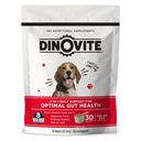 Dinnovite 3 en 1 Probiotique pour chiens moyens, peau et manteau, santé digestive et soulagement articulaire, couvre-aliments pour chiens, soutien immunitaire, soulagement de l'allergie et démangeaison soins de la peau, 30 portions (18-45lb)