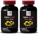 Ginkgo biloba antioxydant Avantages - Extrait de Ginkgo Biloba - Capsules d'extraits de plantes, Extrait de feuilles naturelles, Ginkgo biloba utilise, Supplément de plantes antioxydantes-rich, soutien botanique 2Bot 120Caps