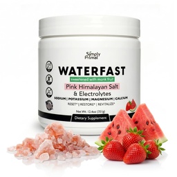 Poudre d'électrolyte de kéto pour le jeûne et l'hydratation- Farine de pastèque de fraise