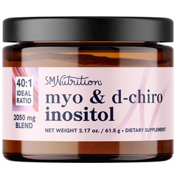Myo-Inositol et D-Chiro Poudre d'inositol de l'Hormone pour les femmes Idéal 40:1 Ratio de l'Hormone Myo 2000mg, D Chiro 50mg.