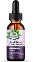 Amazing Botanicals Acai Berry Tecture 10 000 mg - 1oz - Supplément antioxydant Premium, grand ajout à vos smoothies - 30ml