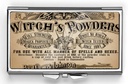 Vintage Witch's Poudres Pill Box Compact Rectangle 7 Jours Pill Box Pill Case Pill Case